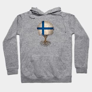 Tree of Life with Finnish Flag Hoodie